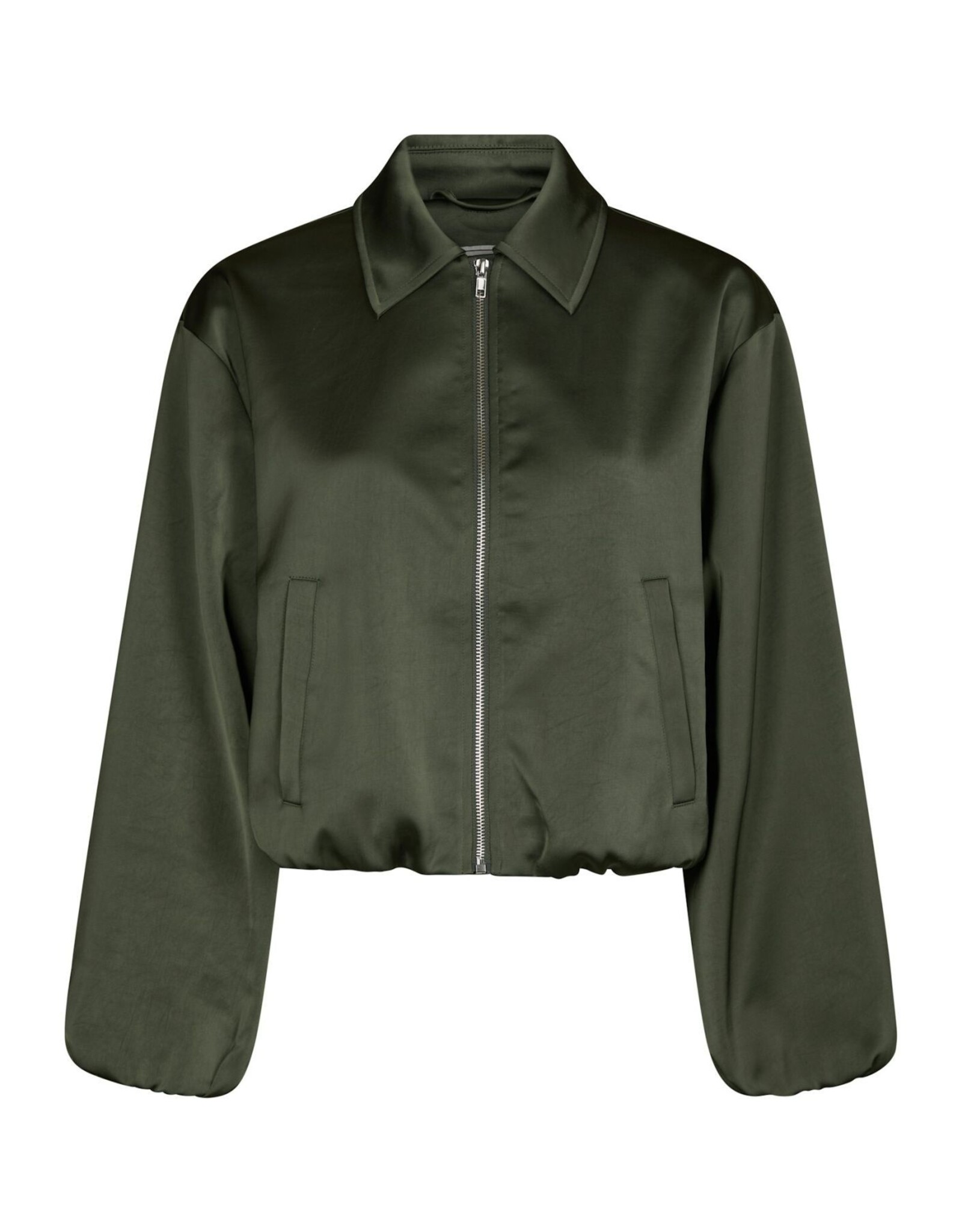 Jacket Heavy Sateen 'Denielle' - Deep Green - Neo Noir