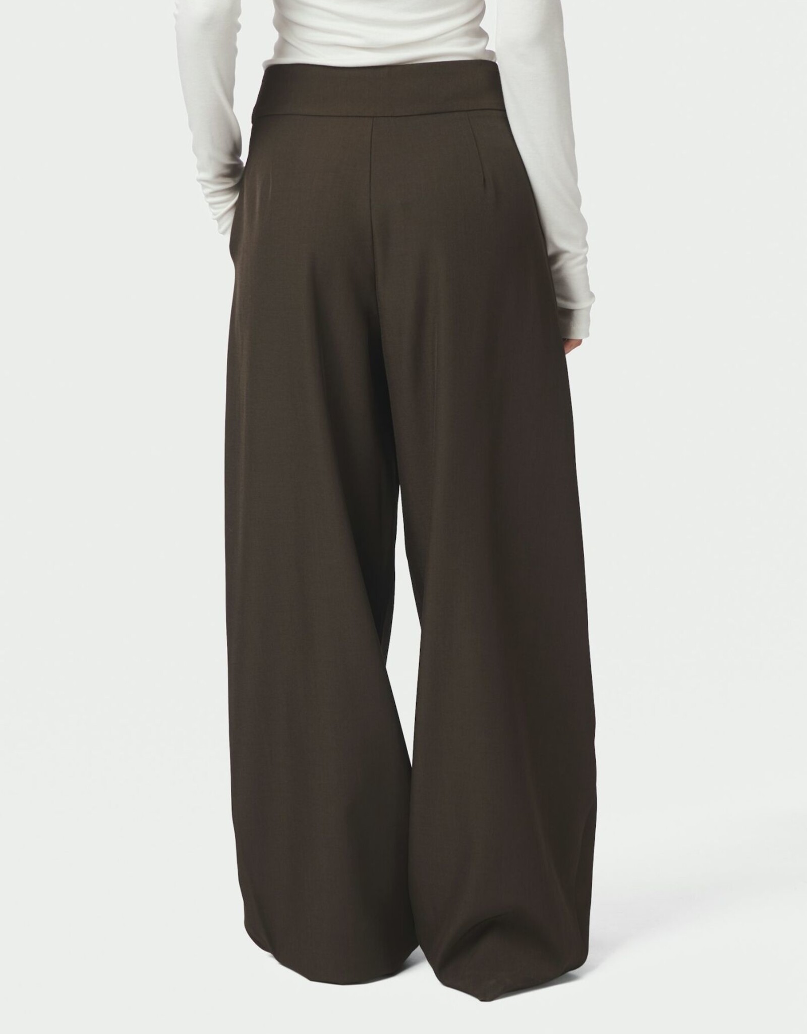 Broek 'Lucille' - Dark Brown - Neo Noir