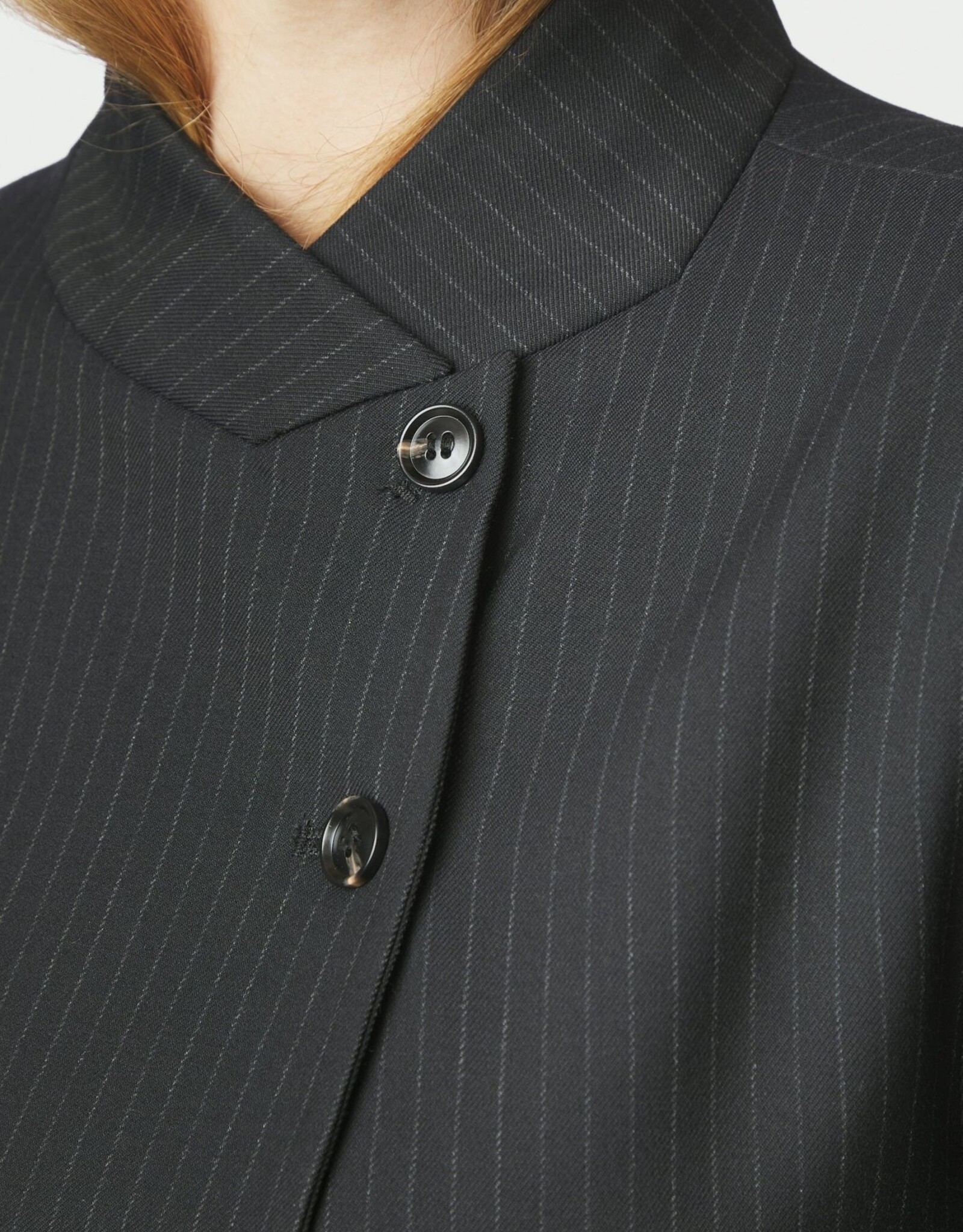 Blazer Pinstripe 'Tiria' - Dark Navy - Neo Noir