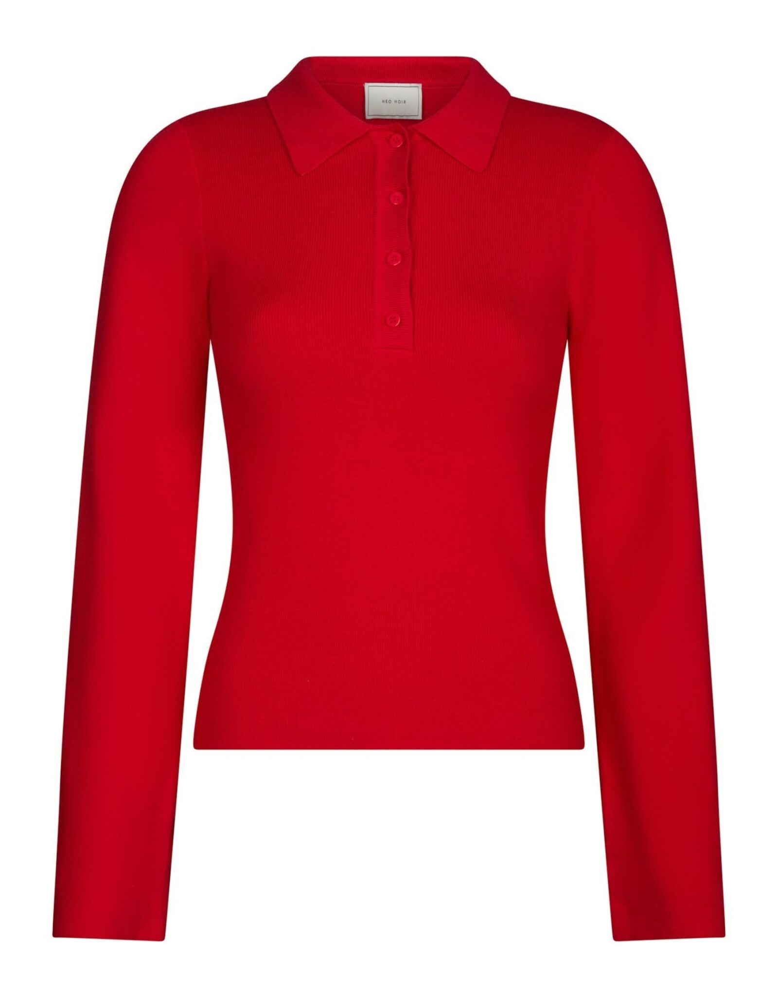 Polo Knit 'Fannya' - Red - Neo Noir
