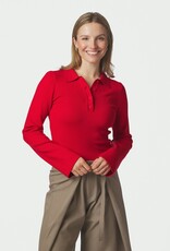Polo Knit 'Fannya' - Red - Neo Noir