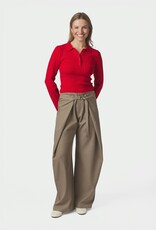 Polo Knit 'Fannya' - Red - Neo Noir