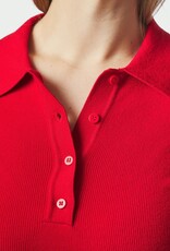 Polo Knit 'Fannya' - Red - Neo Noir