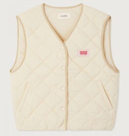 American Vintage Bodywarmer 'Yupibam' - Creme - Yup16B -  American Vintage