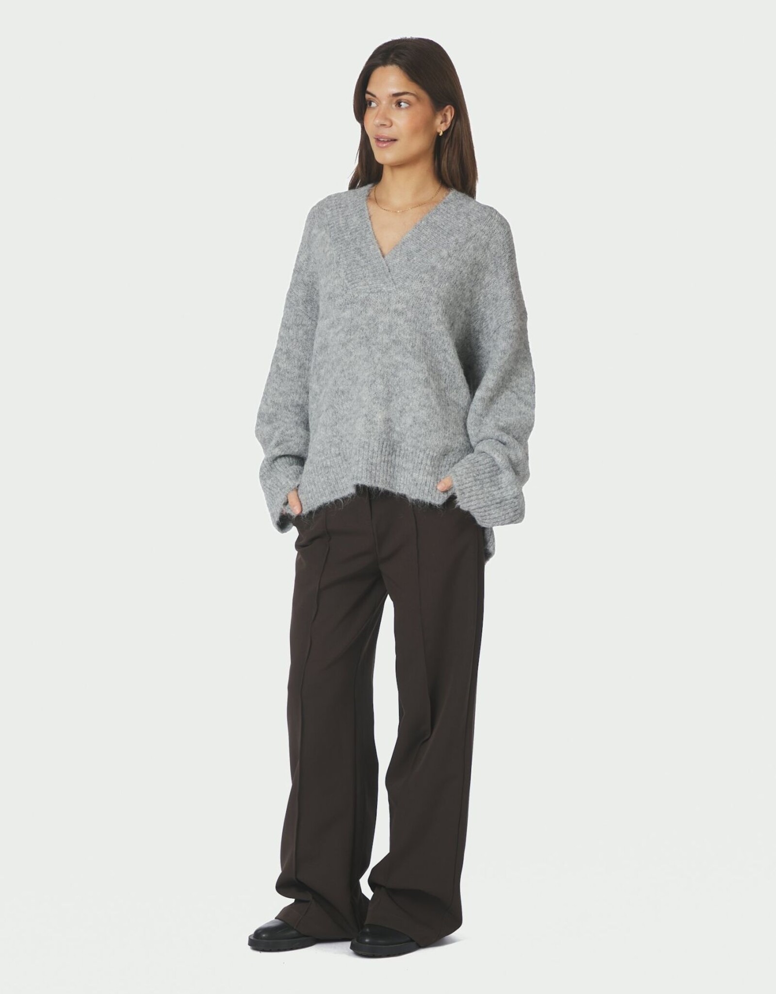 Pull 'Melli' - Grey Melange - Neo Noir