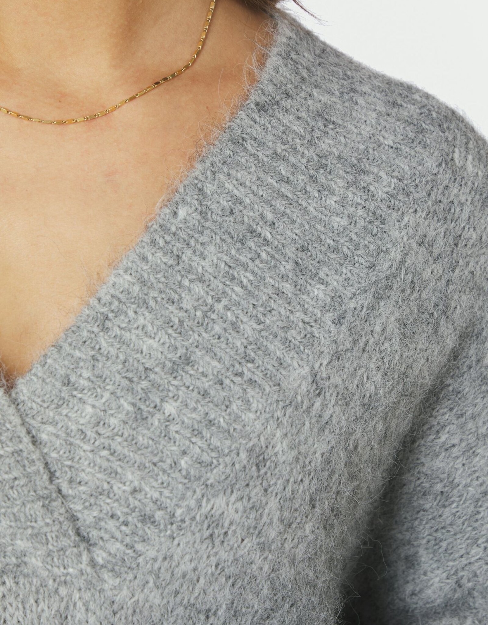 Pull 'Melli' - Grey Melange - Neo Noir