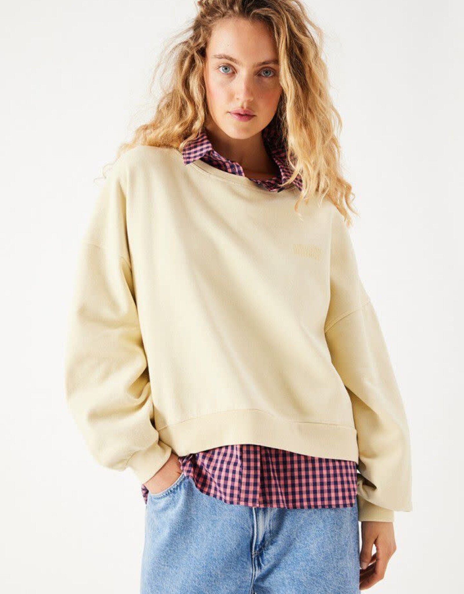 American Vintage Sweater 'Jitbay' - Limonade Vintage - Jit03A -   American Vintage