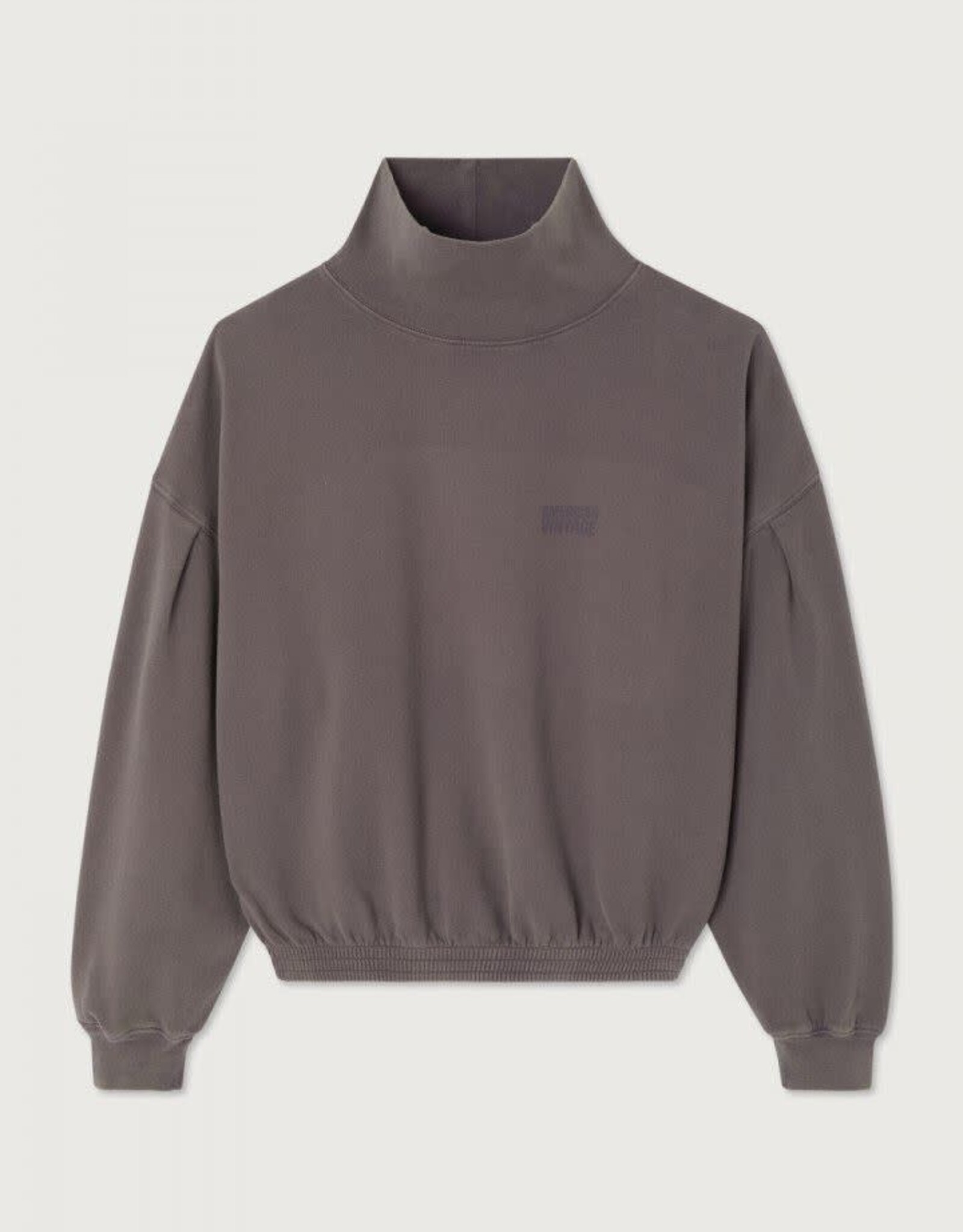 American Vintage Sweater 'Jitbay' - Cendre Vintage - Jit03AB-   American Vintage