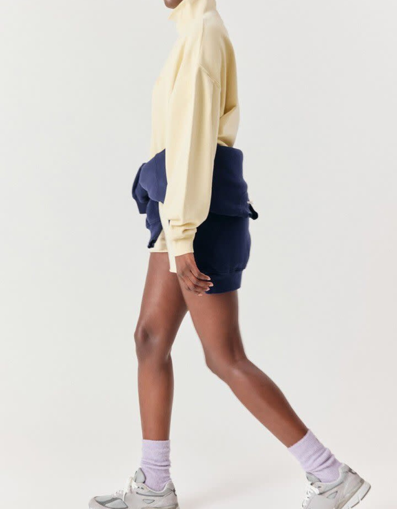 American Vintage Sweater 'Jitbay' - Limonade Vintage - Jit03AB-   American Vintage