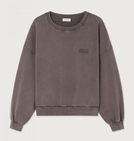 American Vintage Sweater 'Jitbay' - Cendre Vintage - Jit03A -   American Vintage
