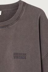 American Vintage Sweater 'Jitbay' - Cendre Vintage - Jit03A -   American Vintage