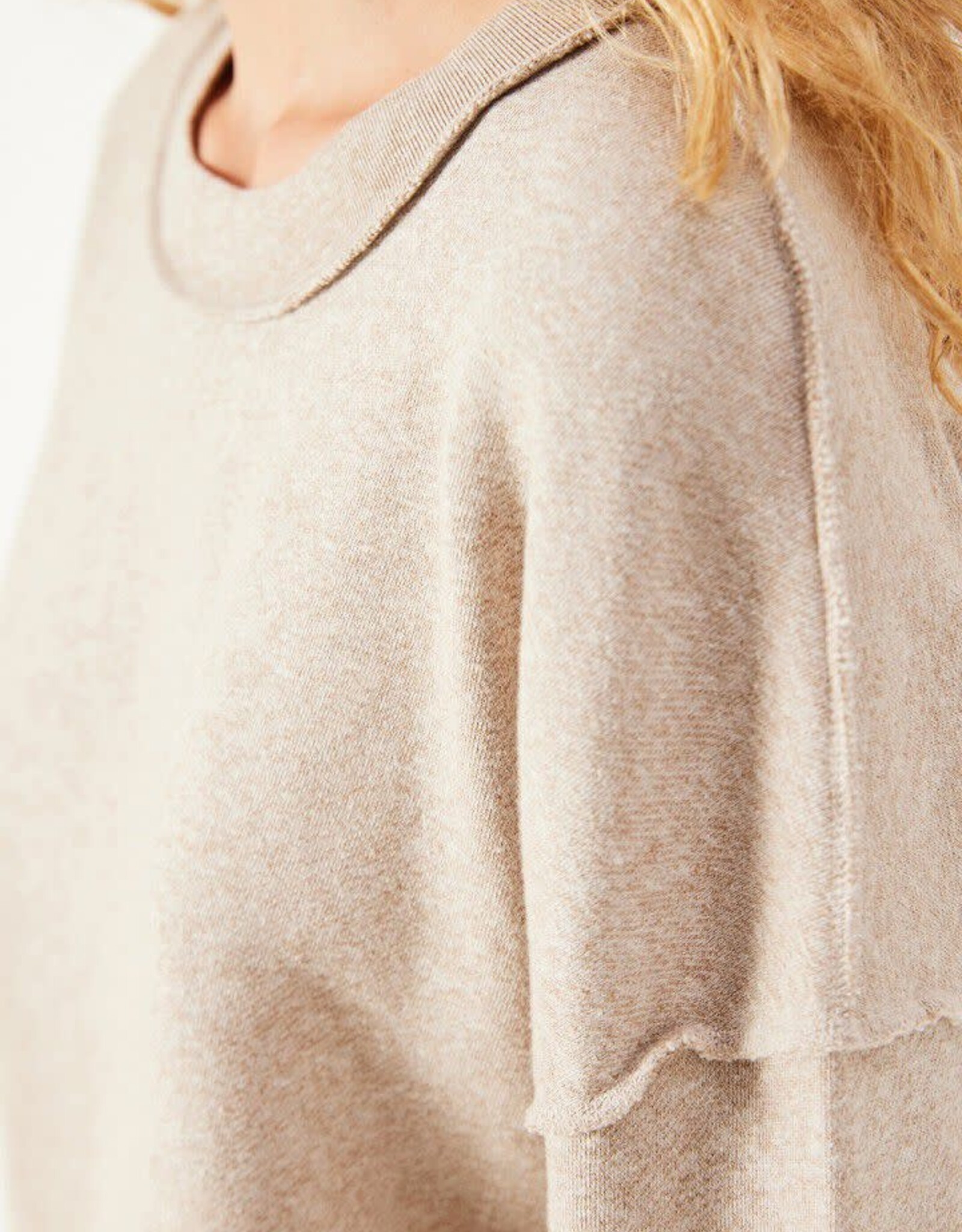 American Vintage Sweater 'Dantown' - Ice Cream Melange - Dan03A -  American Vintage