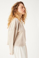 American Vintage Sweater 'Dantown' - Ice Cream Melange - Dan03A -  American Vintage