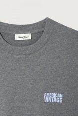 American Vintage T- Shirt Korte Mouw  'Ykobow' - Granite Chine  - Yko02C -  American Vintage