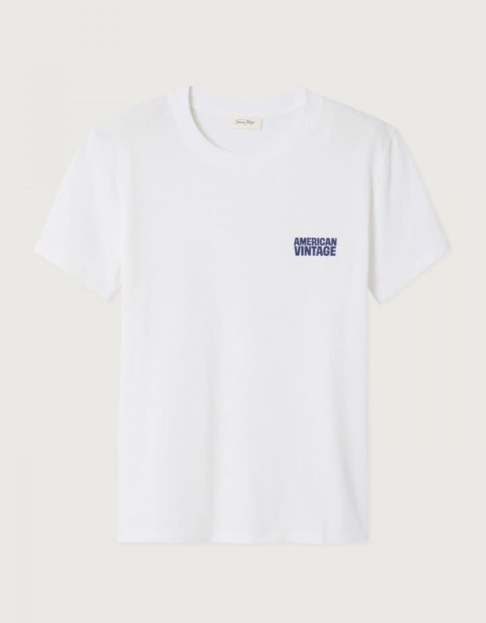 American Vintage T- Shirt Korte Mouw 'Ykobow' - Blanc - Yko02C -  American Vintage