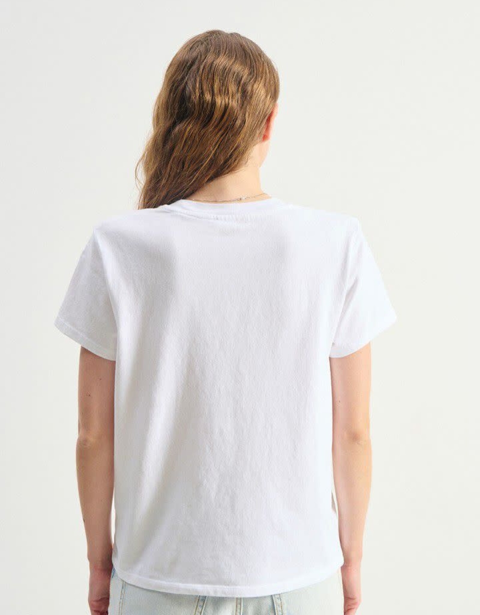 American Vintage T- Shirt Korte Mouw 'Ykobow' - Blanc - Yko02C -  American Vintage