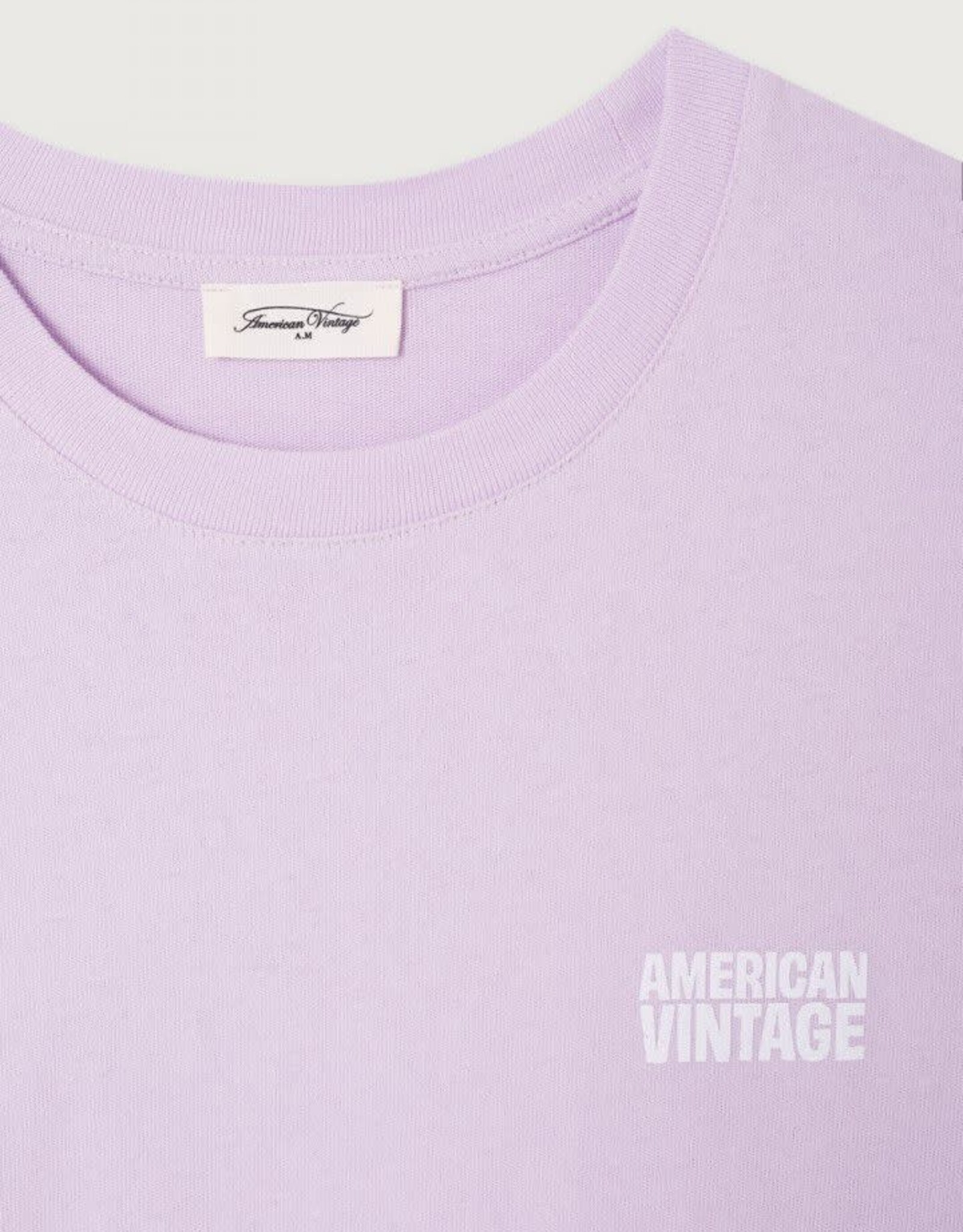 American Vintage T- Shirt Korte Mouw 'Ykobow' - Lilas - Yko02C -  American Vintage