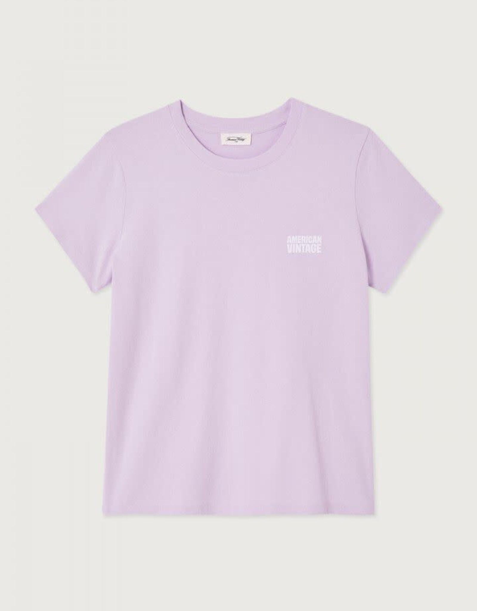 American Vintage T- Shirt Korte Mouw 'Ykobow' - Lilas - Yko02C -  American Vintage