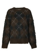 Pull Check 'Roeme' - Dark Brown - Neo Noir