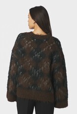 Pull Check 'Roeme' - Dark Brown - Neo Noir