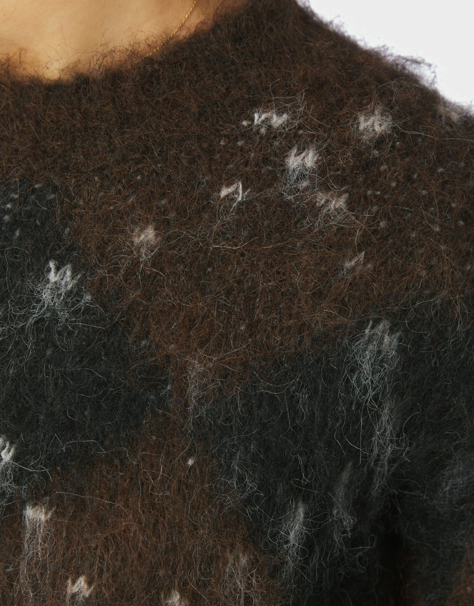Pull Check 'Roeme' - Dark Brown - Neo Noir