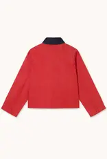 The Tiny Big Sister Jacket 'Bicolor' - Dark Red - The Tiny Big Sister