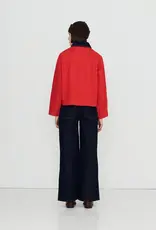 The Tiny Big Sister Jacket 'Bicolor' - Dark Red - The Tiny Big Sister