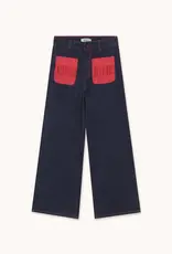 The Tiny Big Sister Jeans 'Bicolor' - Navy - The Tiny Big Sister