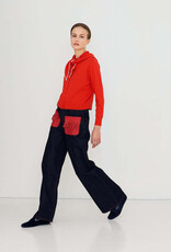 The Tiny Big Sister Jeans 'Bicolor' - Navy - The Tiny Big Sister
