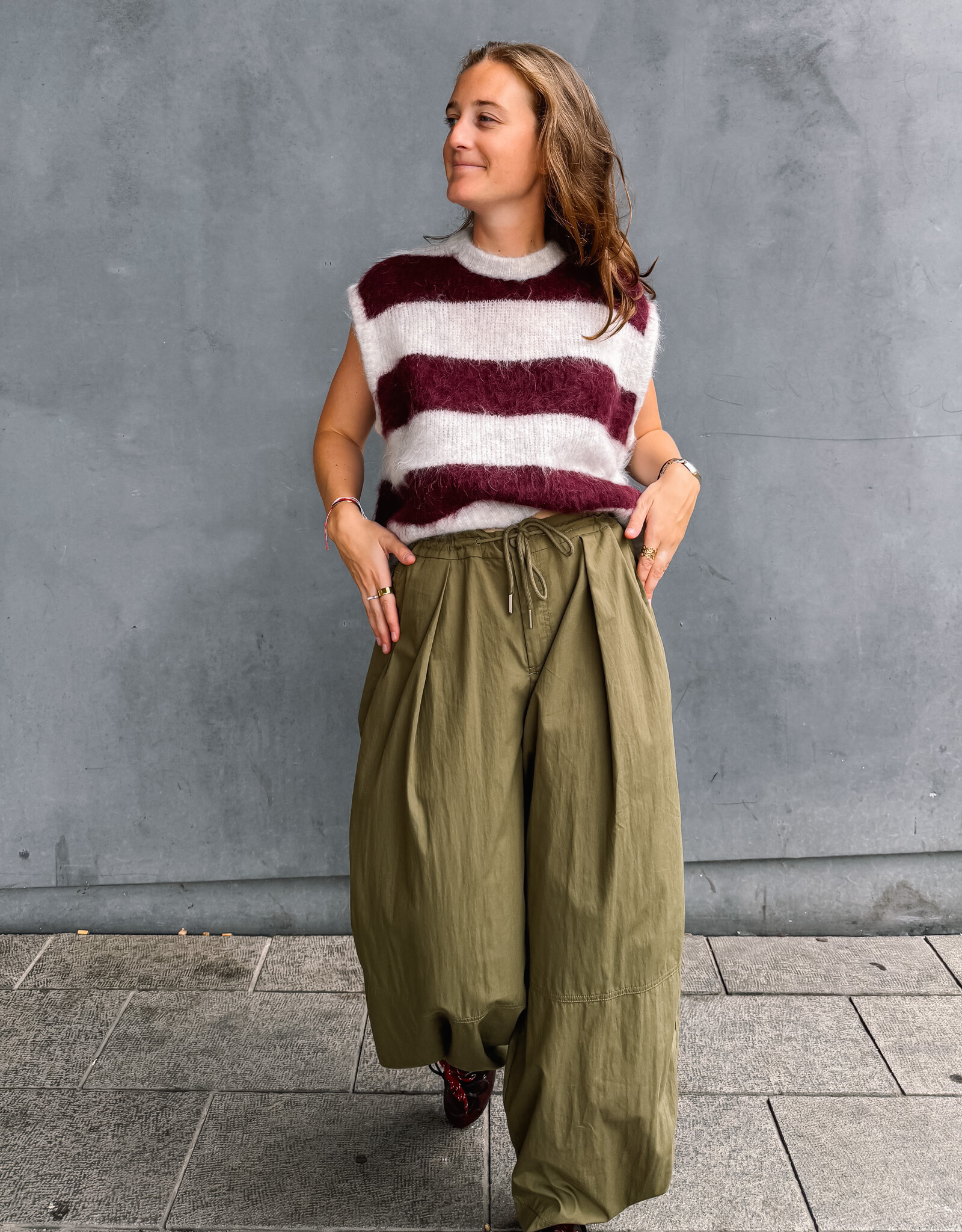 Broek 'Bernie' - Army - Neo Noir