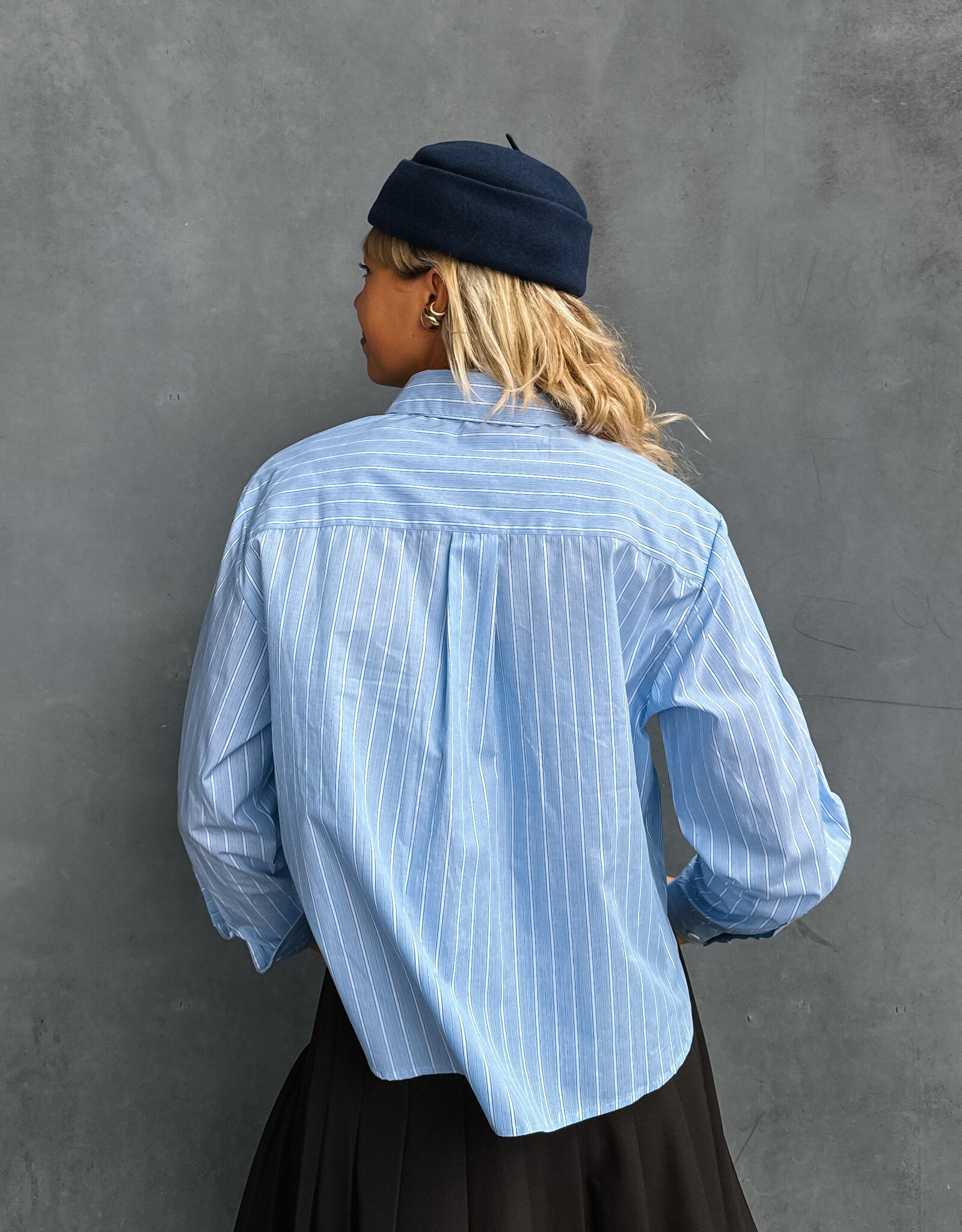 Lollys Laundry Blouse 'Marina' - Light Blue - Lollys Laundry
