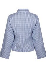 Blouse Check 'Fenli' - Blue  - Neo Noir