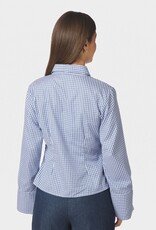 Blouse Check 'Fenli' - Blue  - Neo Noir