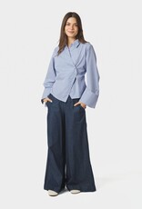 Blouse Check 'Fenli' - Blue  - Neo Noir