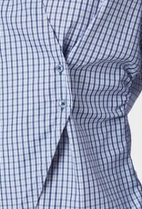 Blouse Check 'Fenli' - Blue  - Neo Noir