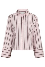 Blouse Wide Stripe 'Rosa' - Light Pink - Neo Noir