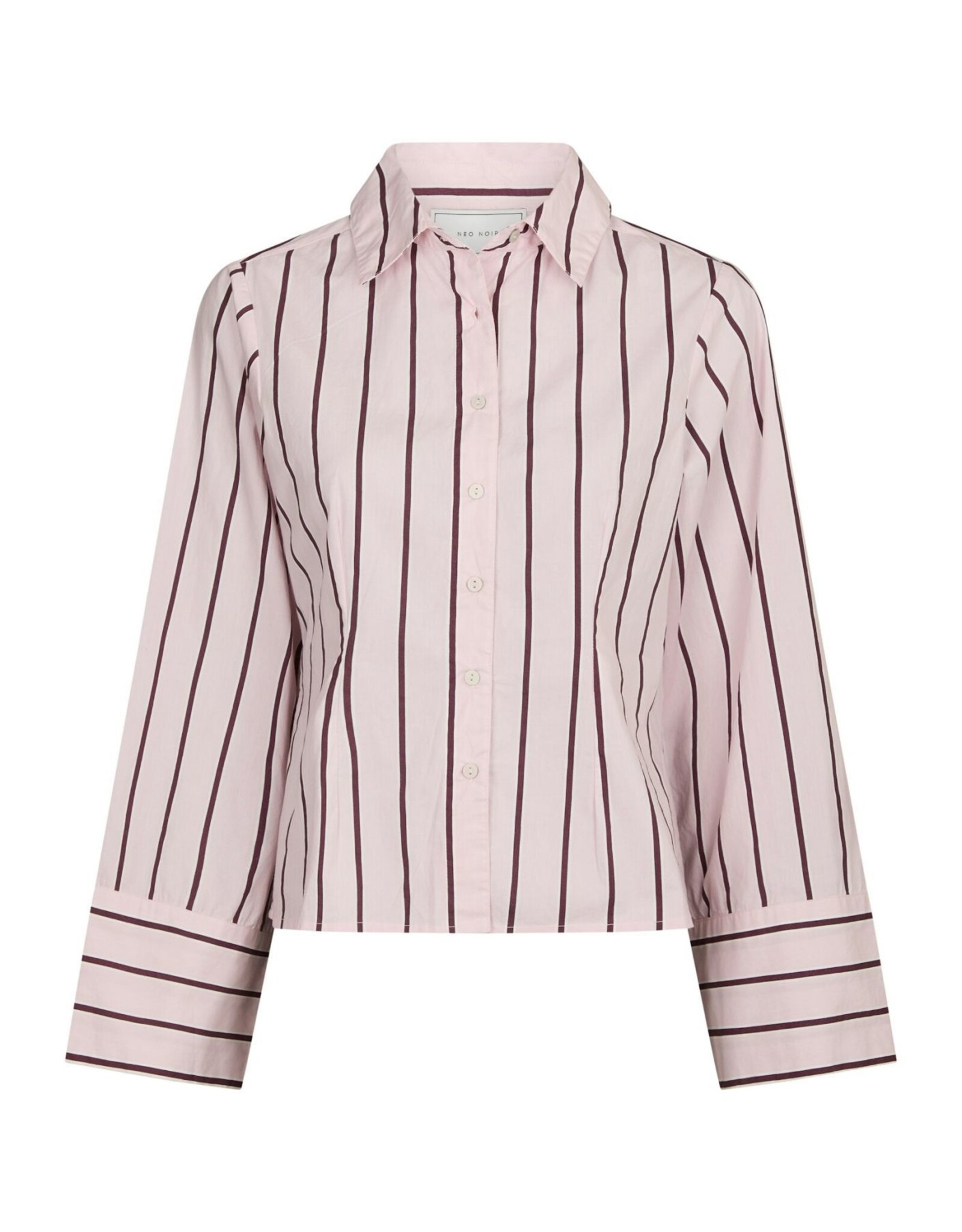 Blouse Wide Stripe 'Rosa' - Light Pink - Neo Noir