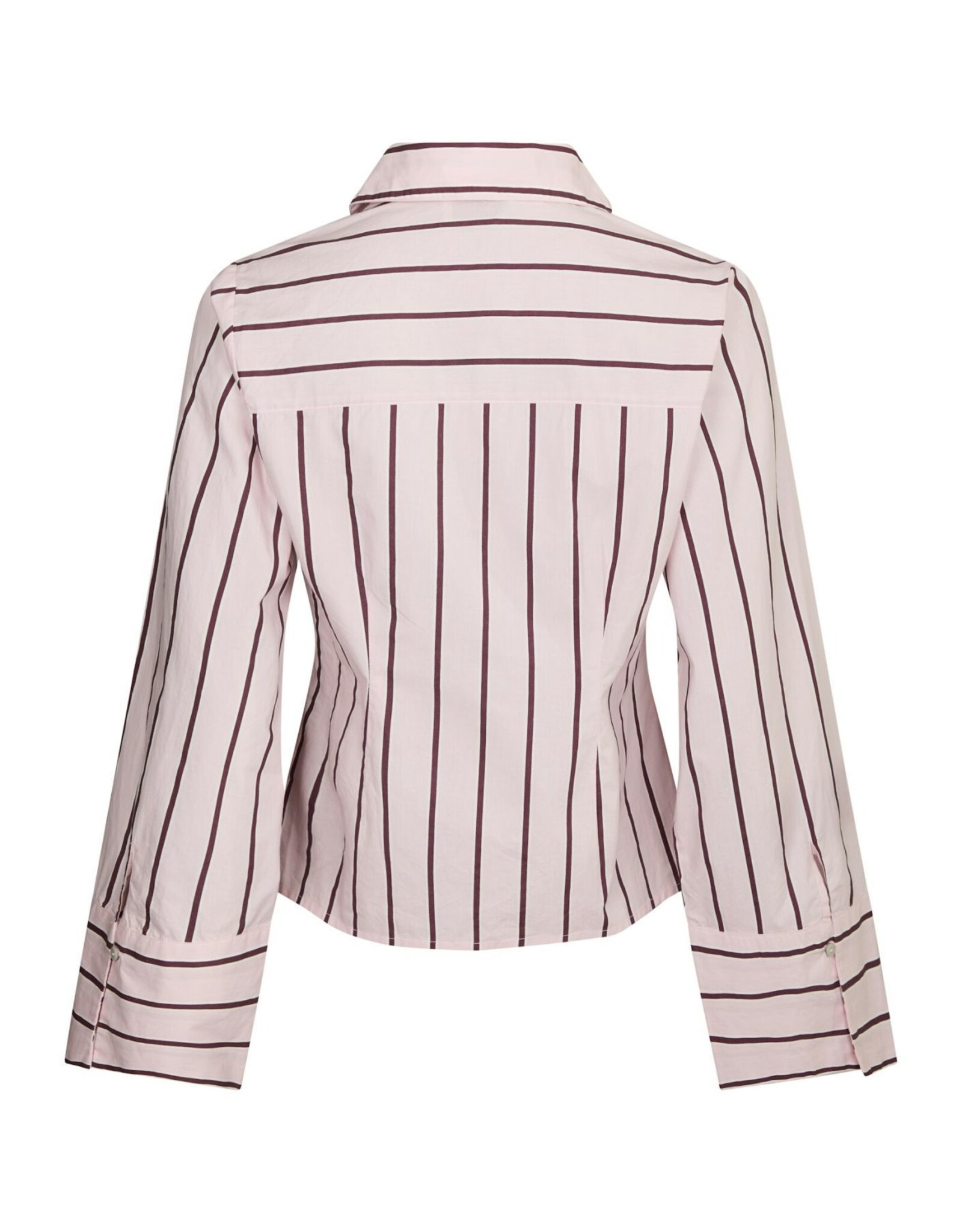 Blouse Wide Stripe 'Rosa' - Light Pink - Neo Noir