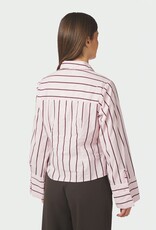Blouse Wide Stripe 'Rosa' - Light Pink - Neo Noir