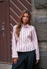 Blouse Wide Stripe 'Rosa' - Light Pink - Neo Noir