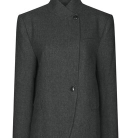 Blazer Structure Twill 'Nerine' - Antracit - Neo Noir