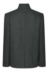 Blazer Structure Twill 'Nerine' - Antracit - Neo Noir