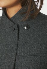 Blazer Structure Twill 'Nerine' - Antracit - Neo Noir