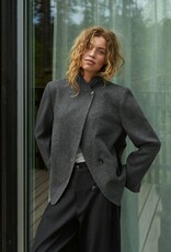 Blazer Structure Twill 'Nerine' - Antracit - Neo Noir