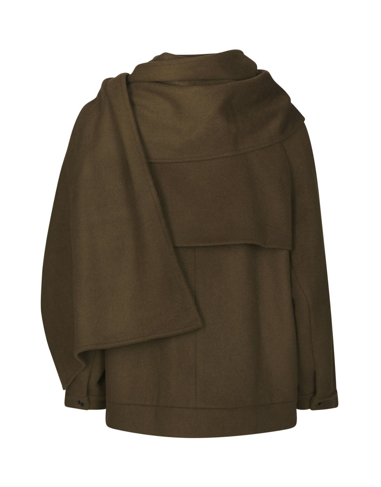 Korte Mantel 'Paige' - Khaki - Neo Noir