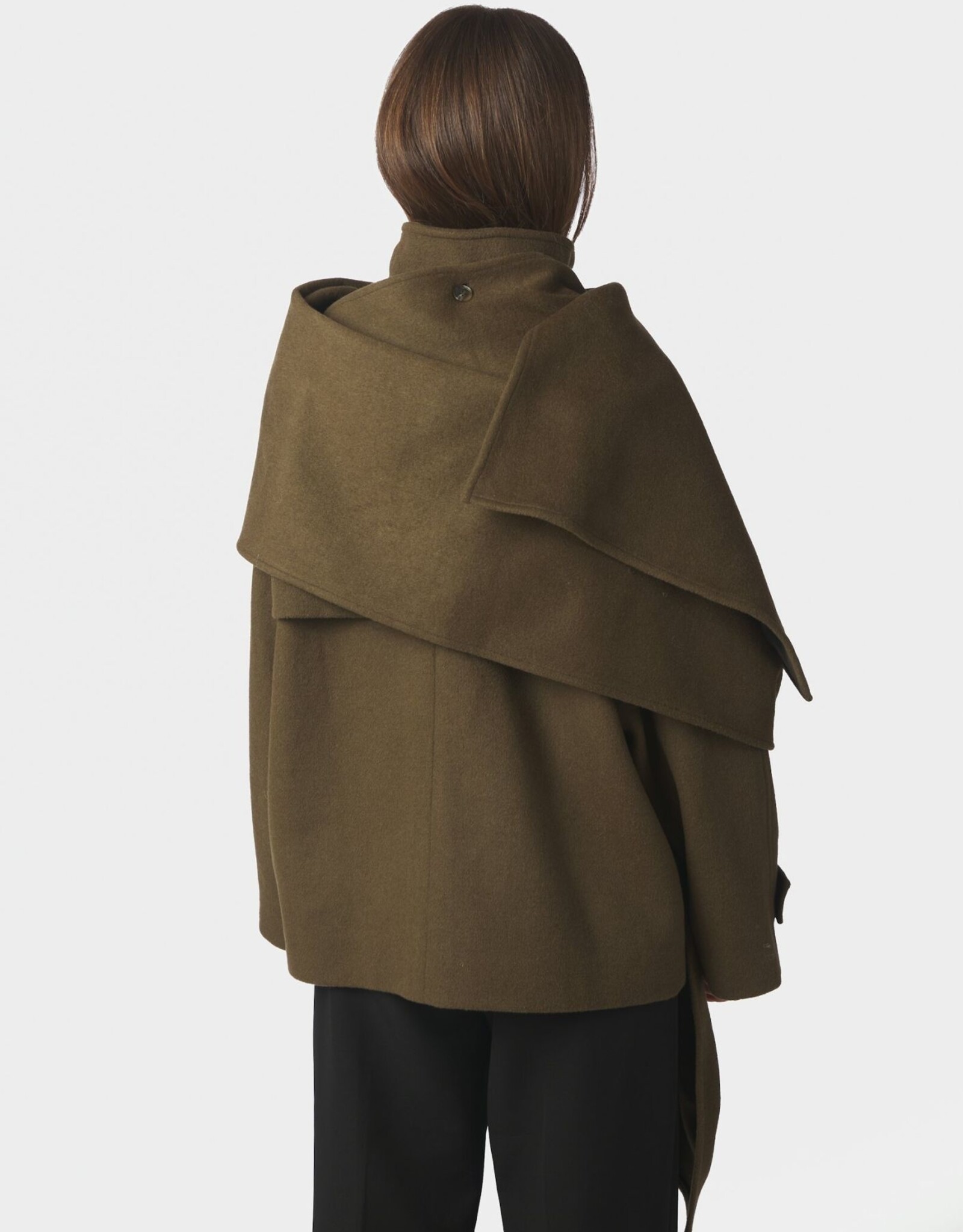 Korte Mantel 'Paige' - Khaki - Neo Noir