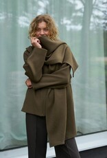 Korte Mantel 'Paige' - Khaki - Neo Noir