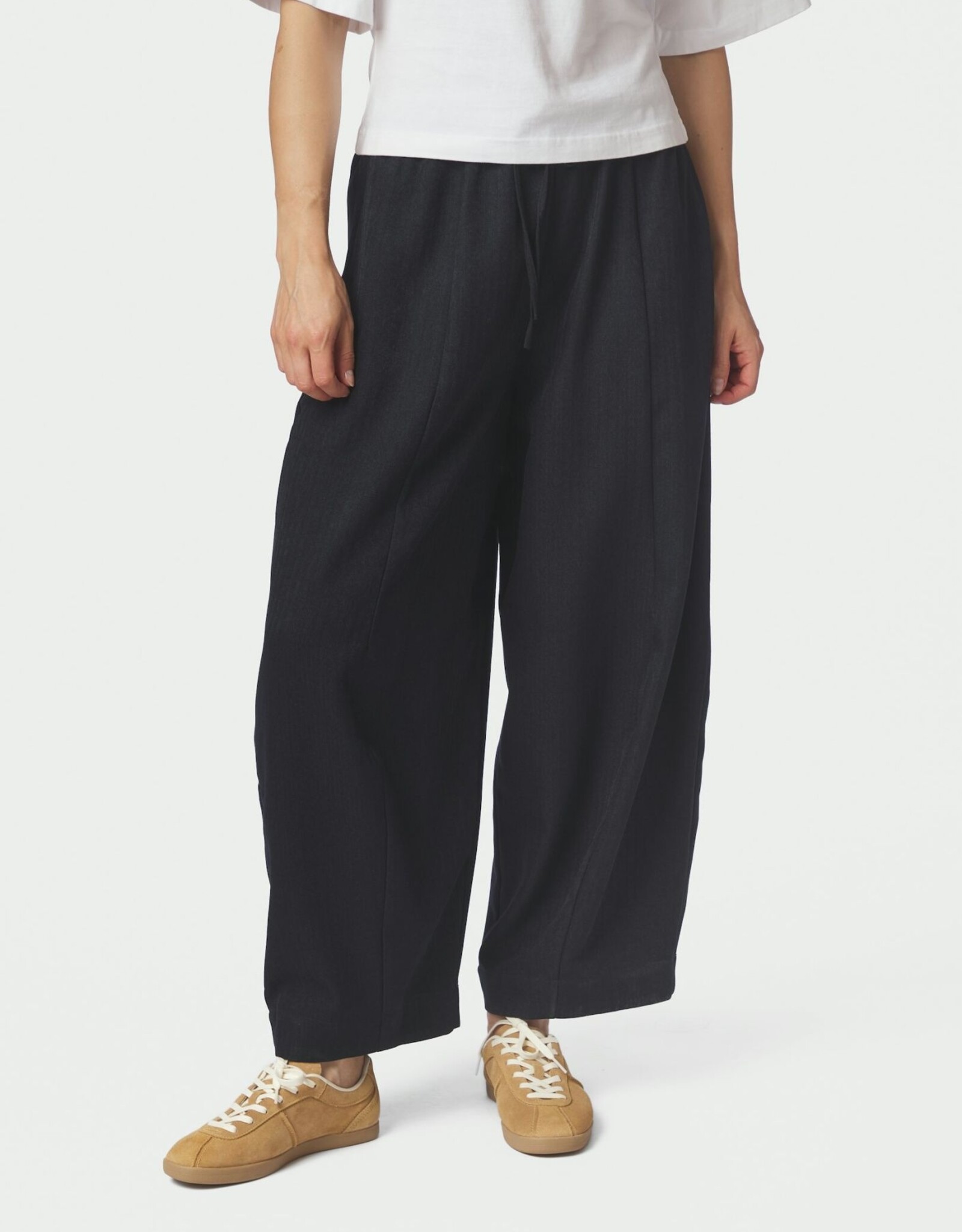 Broek Pinstripe 'Eveline' - Navy - Neo Noir