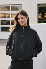 Bomber Jacket Wool 'Florine' - Antracit  - Neo Noir