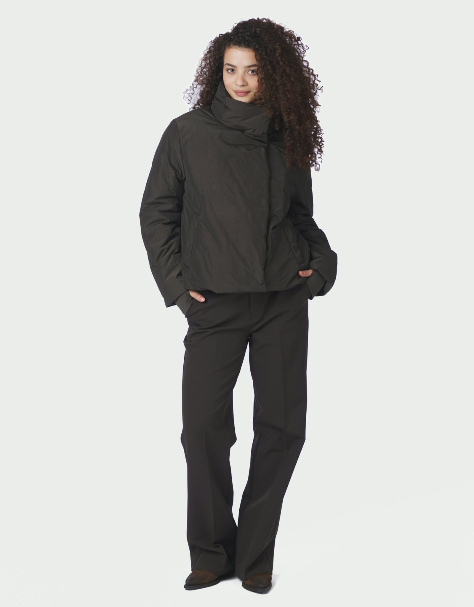 Jas 'Una' - Dark Brown - Neo Noir